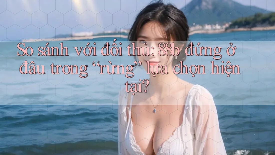 So sánh với đối thủ: 88b đứng ở đâu trong “rừng” lựa chọn hiện tại? So sánh với đối thủ: 88b đứng ở đâu trong “rừng” lựa chọn hiện tại?