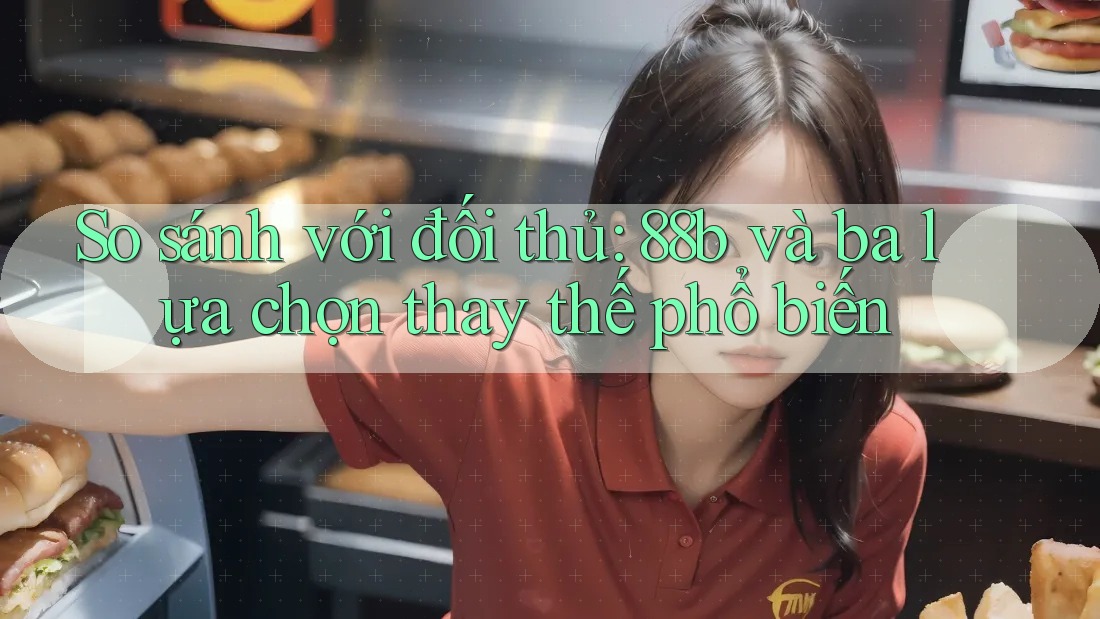 So sánh với đối thủ: 88b và ba lựa chọn thay thế phổ biến So sánh với đối thủ: 88b và ba lựa chọn thay thế phổ biến