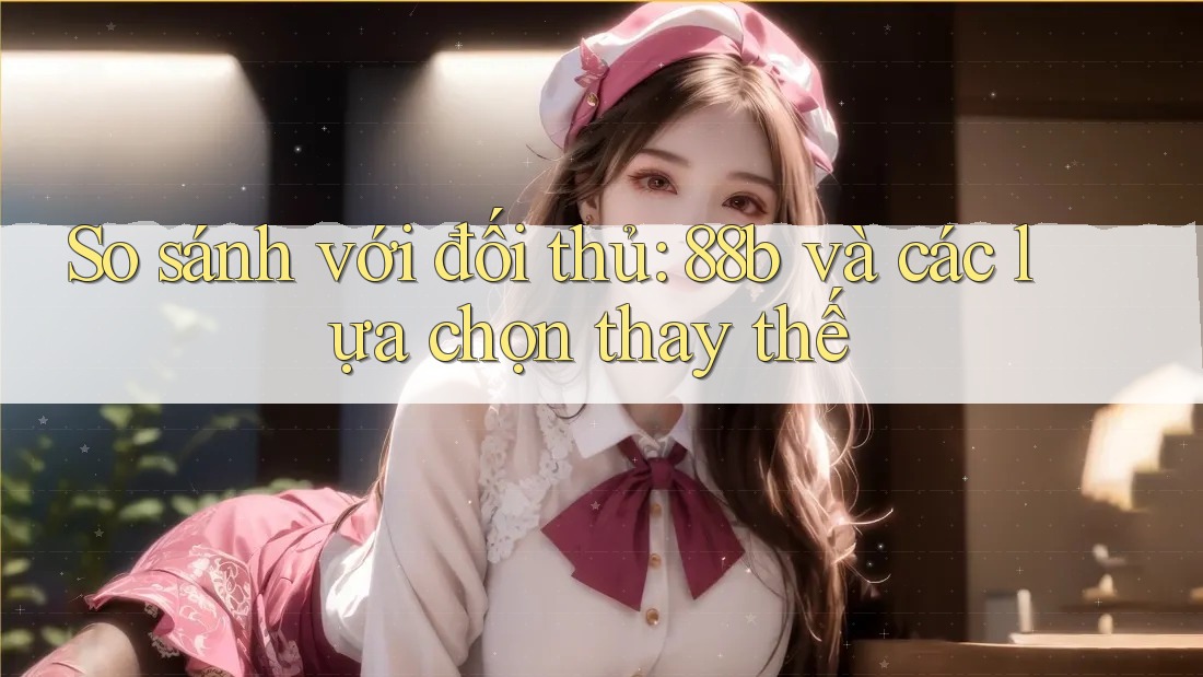 So sánh với đối thủ: 88b và các lựa chọn thay thế So sánh với đối thủ: 88b và các lựa chọn thay thế