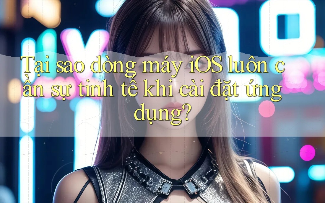 Tại sao dòng máy iOS luôn cần sự tinh tế khi cài đặt ứng dụng? Tại sao dòng máy iOS luôn cần sự tinh tế khi cài đặt ứng dụng?