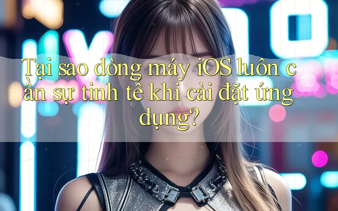 Tại sao dòng máy iOS luôn cần sự tinh tế khi cài đặt ứng dụng? Tại sao dòng máy iOS luôn cần sự tinh tế khi cài đặt ứng dụng?