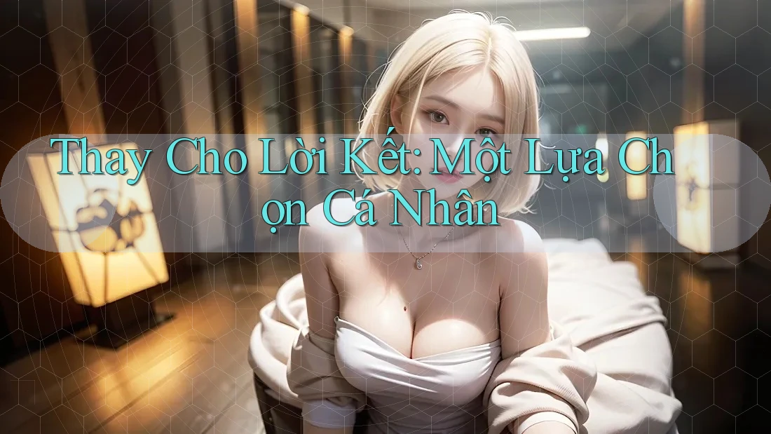 Thay Cho Lời Kết: Một Lựa Chọn Cá Nhân Thay Cho Lời Kết: Một Lựa Chọn Cá Nhân