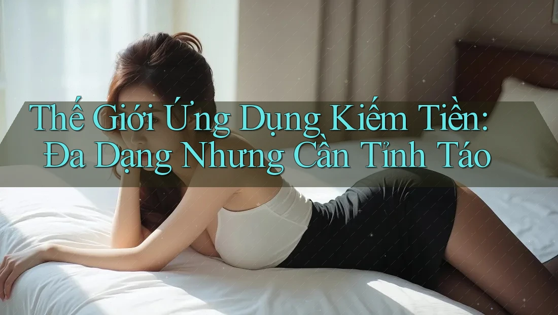 Thế Giới Ứng Dụng Kiếm Tiền: Đa Dạng Nhưng Cần Tỉnh Táo Thế Giới Ứng Dụng Kiếm Tiền: Đa Dạng Nhưng Cần Tỉnh Táo