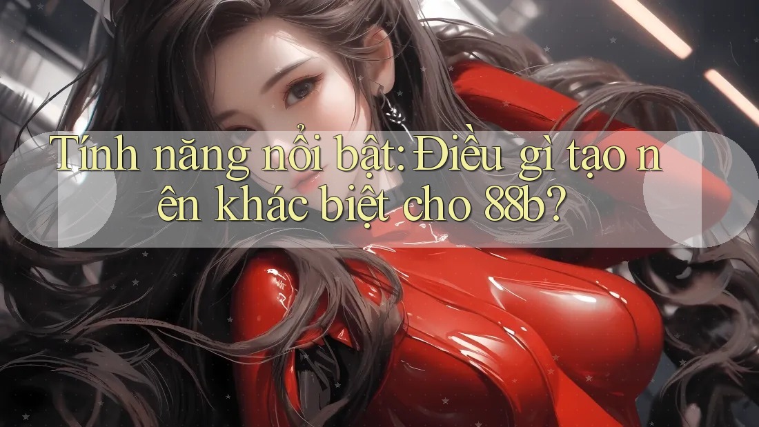 Tính năng nổi bật: Điều gì tạo nên khác biệt cho 88b? Tính năng nổi bật: Điều gì tạo nên khác biệt cho 88b?