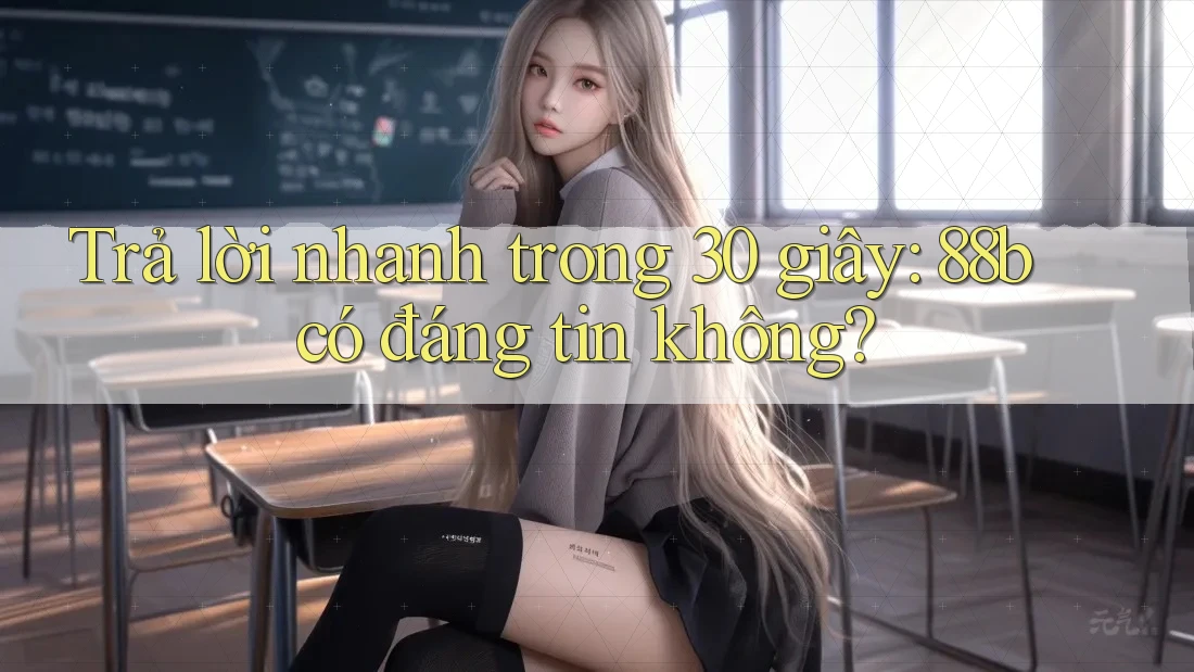 Trả lời nhanh trong 30 giây: 88b có đáng tin không? Trả lời nhanh trong 30 giây: 88b có đáng tin không?