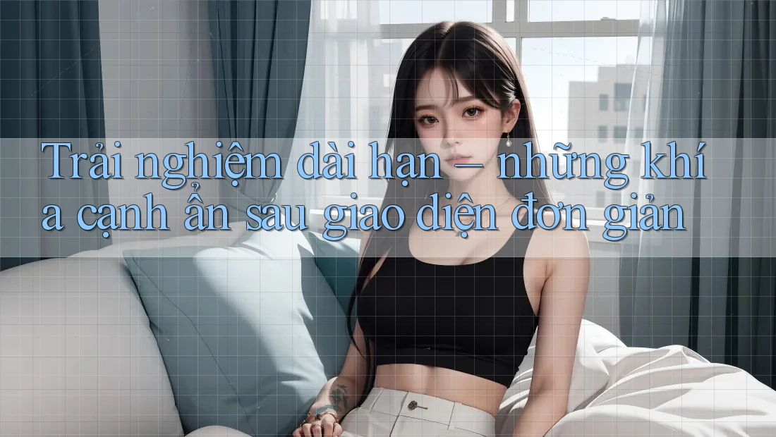 Trải nghiệm dài hạn – những khía cạnh ẩn sau giao diện đơn giản
