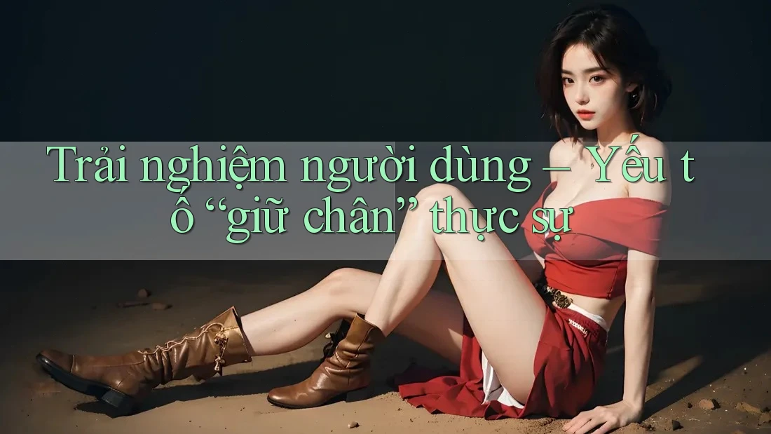 Trải nghiệm người dùng – Yếu tố “giữ chân” thực sự Trải nghiệm người dùng – Yếu tố “giữ chân” thực sự