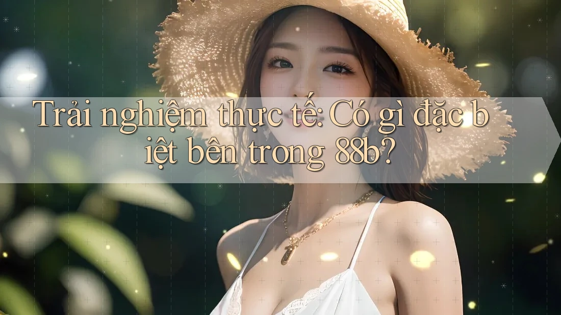 Trải nghiệm thực tế: Có gì đặc biệt bên trong 88b? Trải nghiệm thực tế: Có gì đặc biệt bên trong 88b?