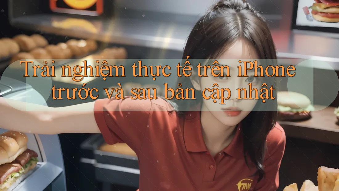 Trải nghiệm thực tế trên iPhone trước và sau bản cập nhật