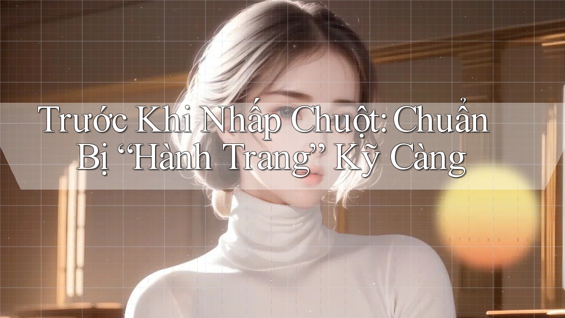 Trước Khi Nhấp Chuột: Chuẩn Bị “Hành Trang” Kỹ Càng Trước Khi Nhấp Chuột: Chuẩn Bị “Hành Trang” Kỹ Càng