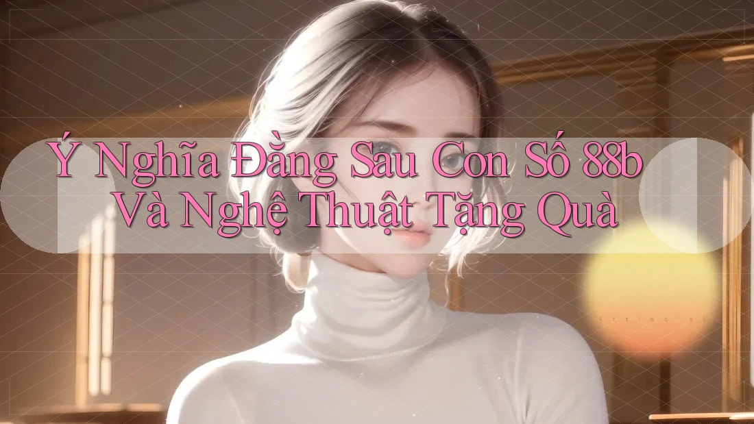 Ý Nghĩa Đằng Sau Con Số 88b Và Nghệ Thuật Tặng Quà